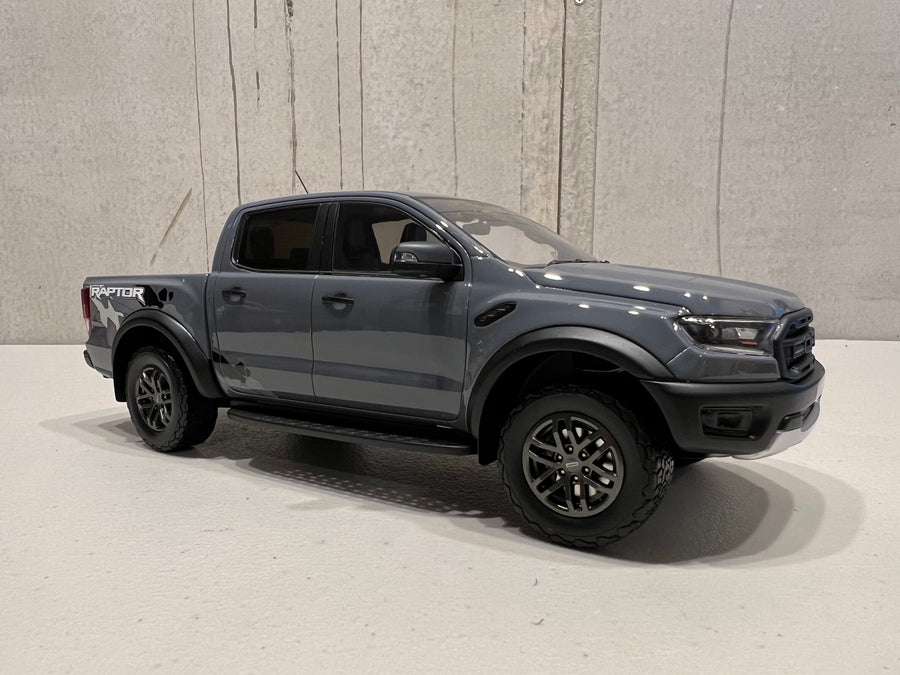 Ford Ranger Raptor - Conquer Grey 1:18 Resin Model - Authentic Collect ...