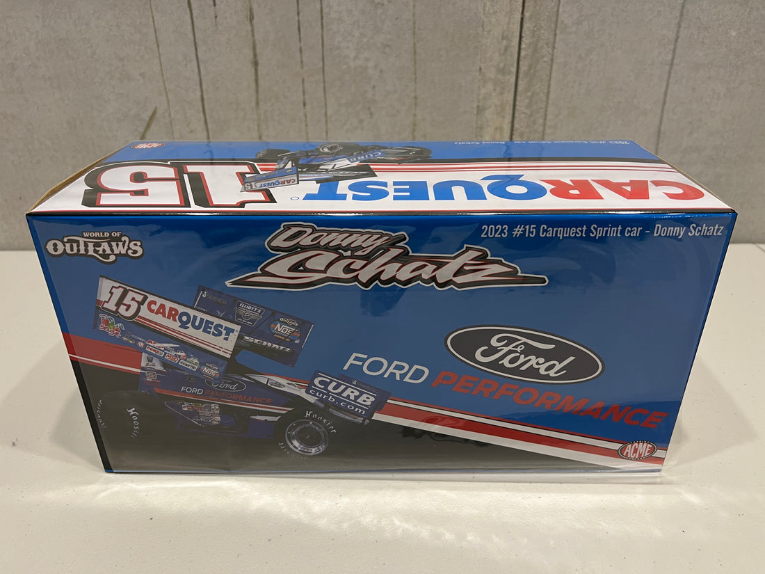 2023 #15 CARQUEST SPRINT CAR - DONNY SCHATZ - 1:18 SCALE DIECAST