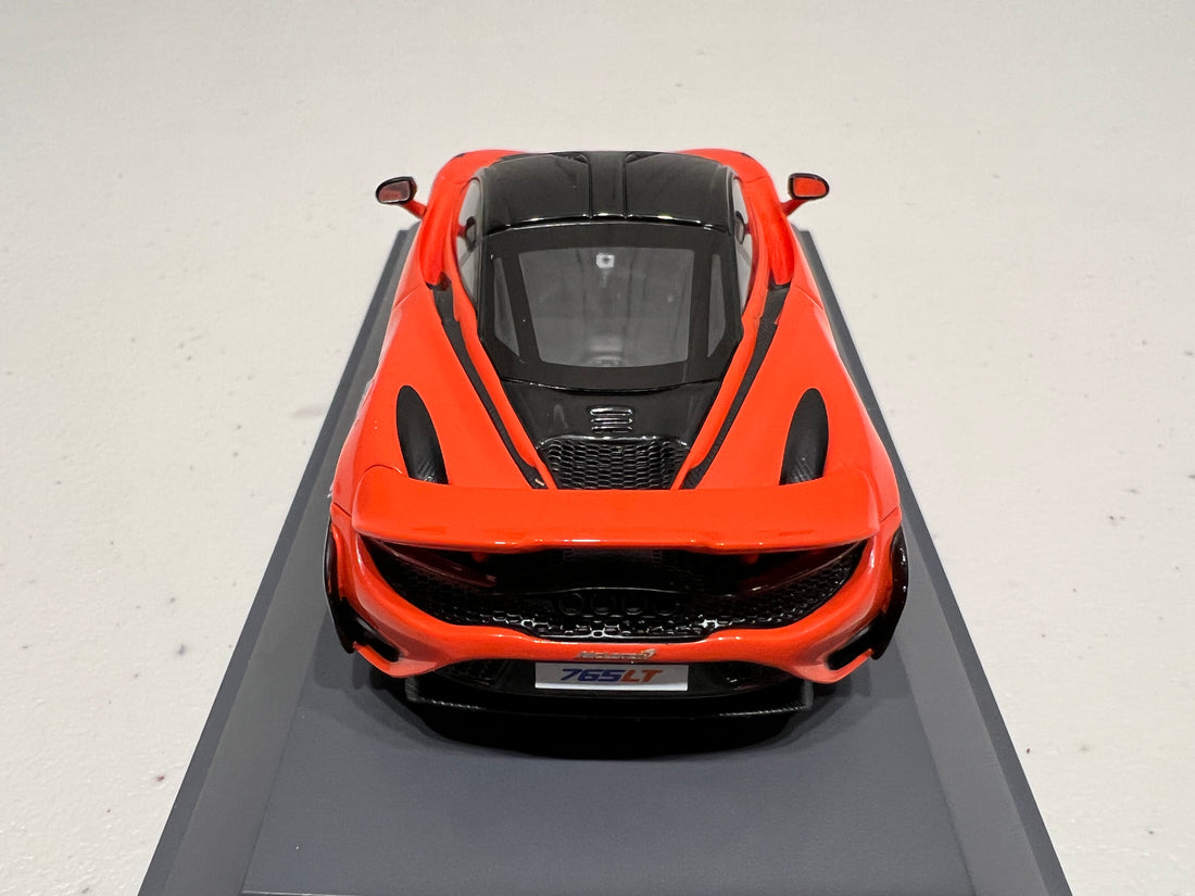 McLaren 765 LT orange - 1:43 Scale Resin Model Car - Spark