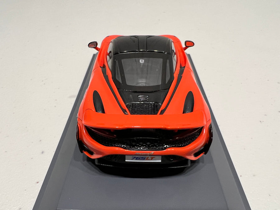 McLaren 765 LT orange - 1:43 Scale Resin Model Car - Spark