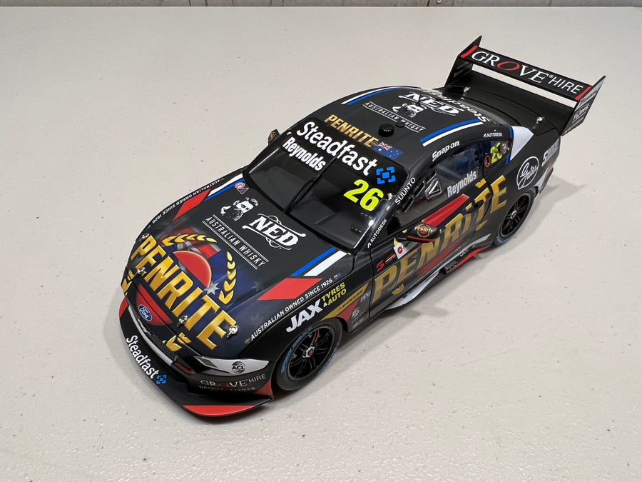 David Reynolds - Penrite Racing #26 Ford Mustang GT - 2022 Repco Supercars Championship Season - 1:18 Scale Diecast Model - AUTHENTIC COLLECTABLES