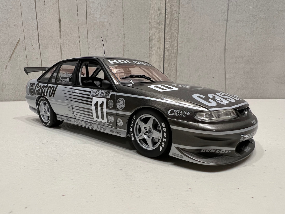 HOLDEN VS COMMODORE 1997 BATHURST WINNER 25th ANNIVERSARY SILVER LIVERY 1:18 DIECAST MODEL - RRP $299 NOW $249