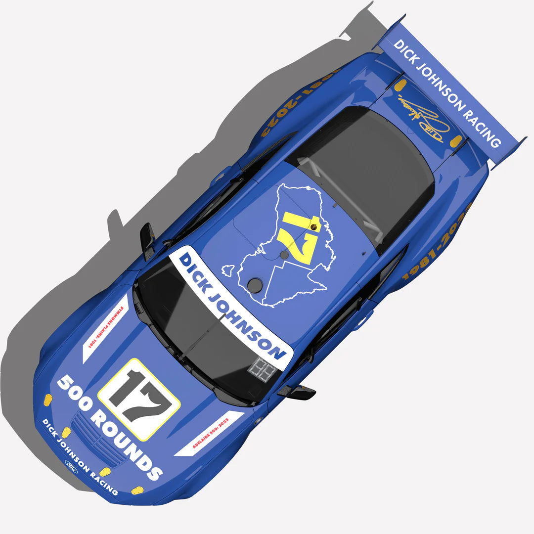 *PRE-ORDER* Dick Johnson Racing #17 Ford Mustang GT - 500 Rounds Celebration Livery - 1:43 Scale Diecast Model - AUTHENTIC COLLECTABLES