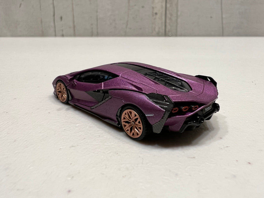 Lamborghini Sián FKP 37 Matte Viola SE30 - HK Exclusive - 1:64 Scale Diecast Model - Mini GT