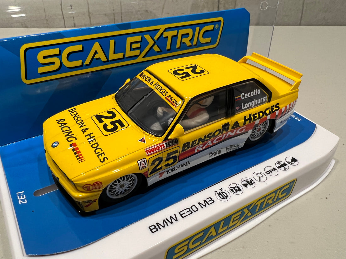 Scalextric BMW E30 M3 Bathurst 1000 1992 Longhurst and Cecotto