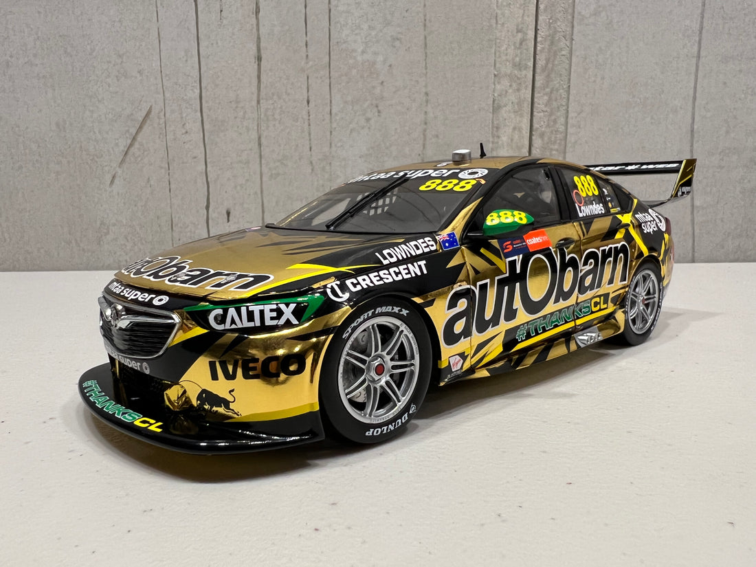 HOLDEN ZB COMMODORE AUTOBARN LOWNDES RACING #888 - LOWNDES - 2018 NEWCASTLE 500  "LOWNDES FINAL RACE" - 1:18 SCALE DIECAST MODEL - BIANTE - RRP $319 NOW $279