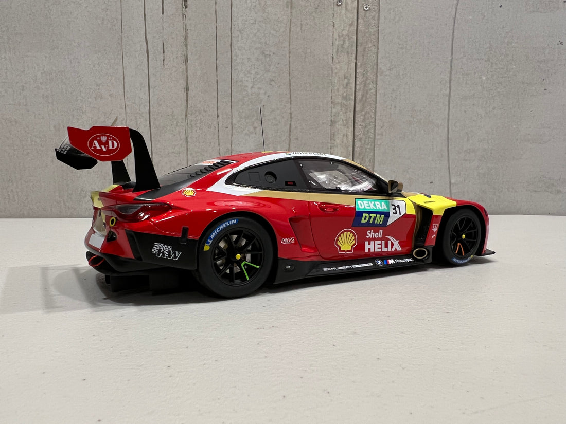 BMW M4 GT3 #31 Schubert Motorsport 2022 DTM Lausitzring Winner - 1:18 Scale Resin Model Car - Topspeed