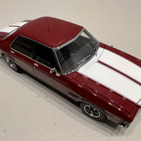 HOLDEN HQ GTS MONARO - BURGUNY SEDAN - 1:18 DIECAST MODEL