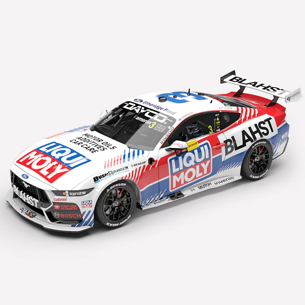 *PRE-ORDER* Aaron Cameron - First Supercars Podium - Liqui Moly BLAHST Racing #3 Ford Mustang GT - 2026 Dunlop Sydney 500 Race 1 Runner-Up - 1:43 Scale Diecast Model - Authentic Collectables