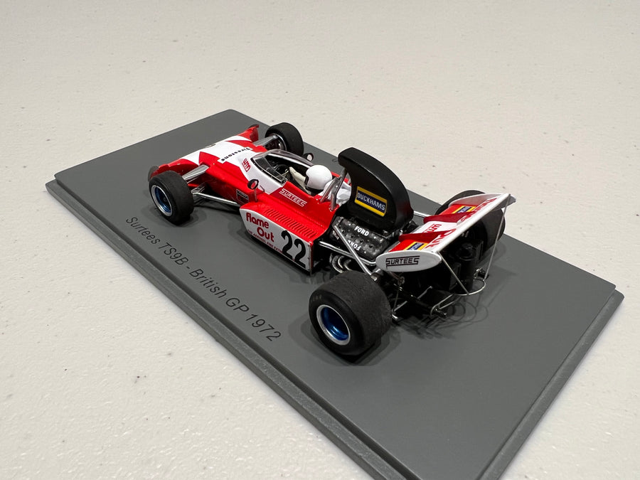 Surtees TS9B No.22 British GP 1972 - Tim Schenken - 1:43 Scale Resin Model Car - Spark