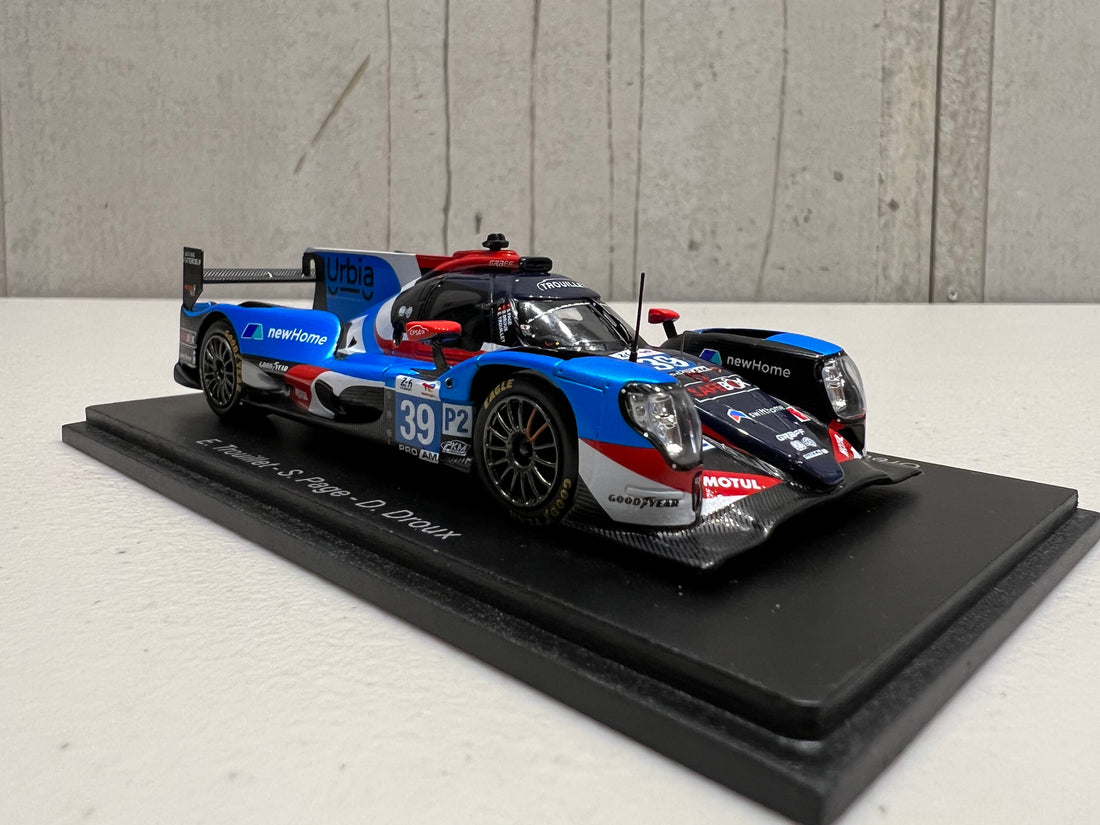 Spark-model Oreca 07 Gibson Team Graff Racing N 39 43. 24h Le Mans 2017 18 Lmp2 E Guibbert E Trouillet J Winslow 1 43 Cervena Modra Biela Spark-model Oreca 07 Gibson Team Graff Racing N 39 43. 24h Le Mans 2017 18 Lmp2 E Guibbert E Trouillet J Winslow 1 43 Cervena Modra Biela