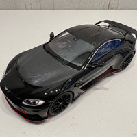 Aston Martin V12 Vantage Jet Black - 1:18 Scale Resin Model Car - TOPSPEED