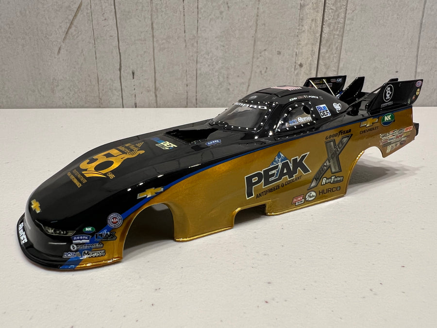 2023 John Force – PEAK 50th Anniversary SPECIAL PAINT SCHEME - 1:24 Scale Diecast Model - AutoWorld