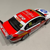 SIMONA DE SILVESTRO & RENEE GRAICE - 2015 SUPERGIRLS FORD FGX FALCON "WHITE EDITION" SUPERCHEAP AUTO BATHURST 1000 - 1:18 SCALE DIECAST MODEL - AUTHENTIC