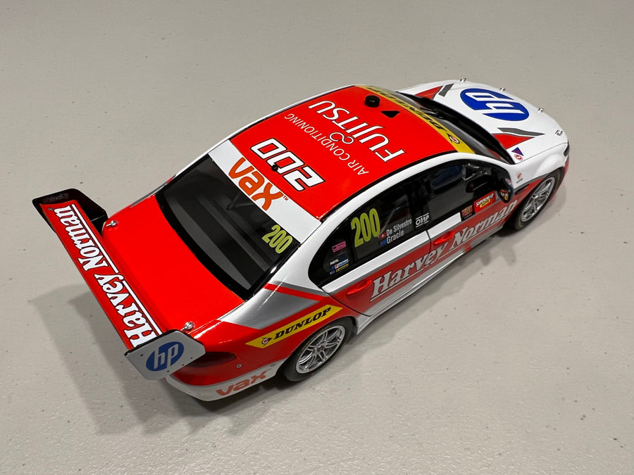 SIMONA DE SILVESTRO & RENEE GRAICE - 2015 SUPERGIRLS FORD FGX FALCON "WHITE EDITION" SUPERCHEAP AUTO BATHURST 1000 - 1:18 SCALE DIECAST MODEL - AUTHENTIC