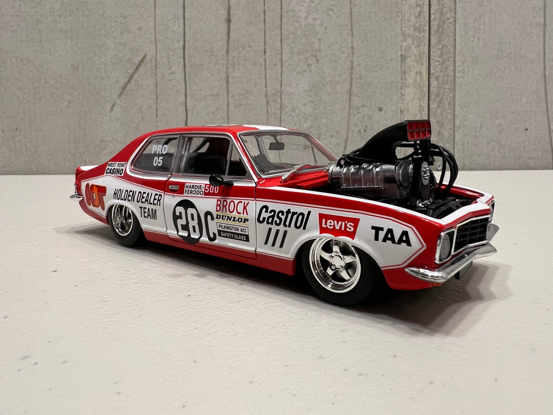 XU-1 PETER BROCK #28C BLOWN TORANA - 1:24 SCALE DIECAST MODEL