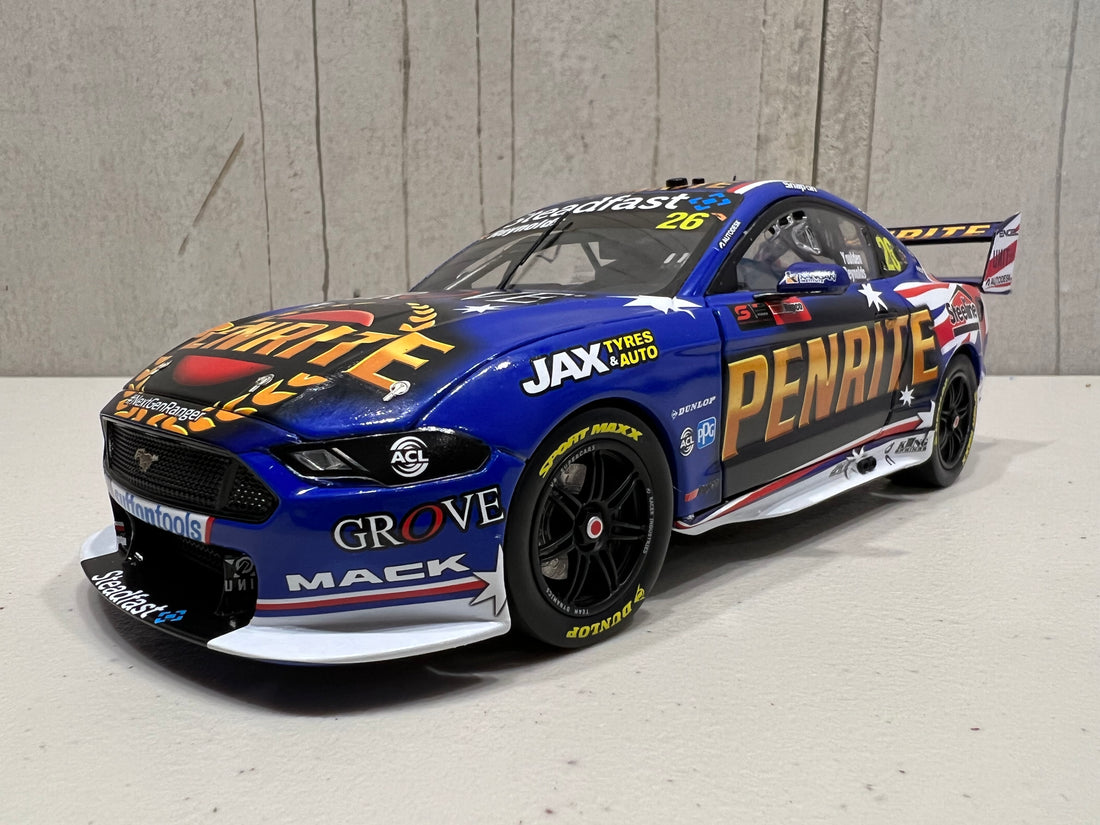 FORD GT MUSTANG - PENRITE RACING - REYNOLDS/YOULDEN #26 - REPCO Bathurst 1000 - 1:18 Scale Diecast Model Car - BIANTE