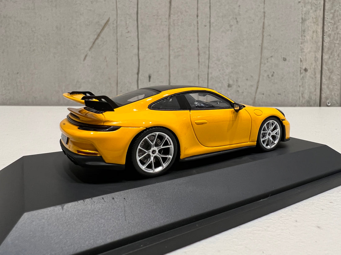 Porsche 992 GT3 Signal Yellow - 1:43 Scale Resin Model Car - Spark