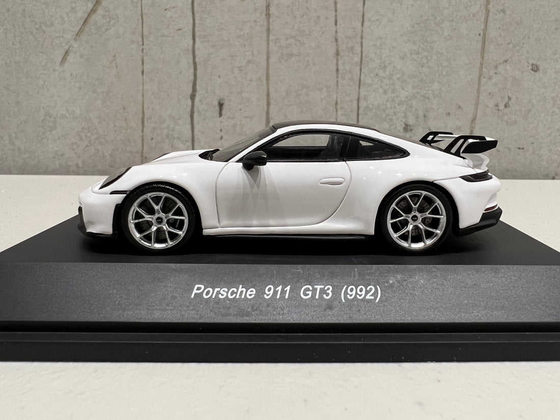 Porsche 992 GT3 White - 1:43 Scale Resin Model Car - Spark