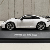 Porsche 992 GT3 White - 1:43 Scale Resin Model Car - Spark