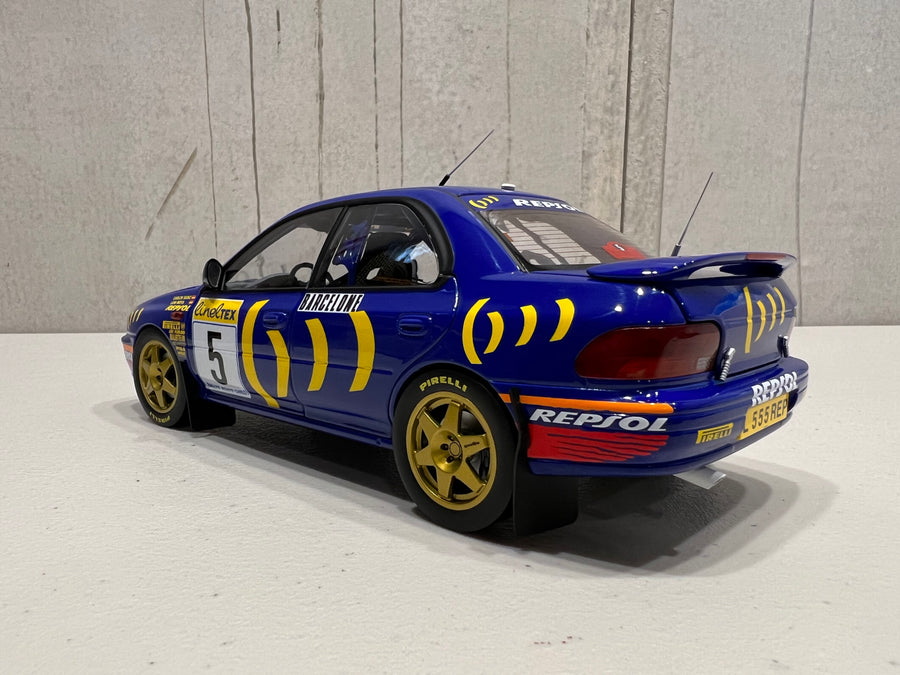 Subaru Impreza 1995 Monte-Carlo (#5) - 1:18 Scale Diecast Model Car