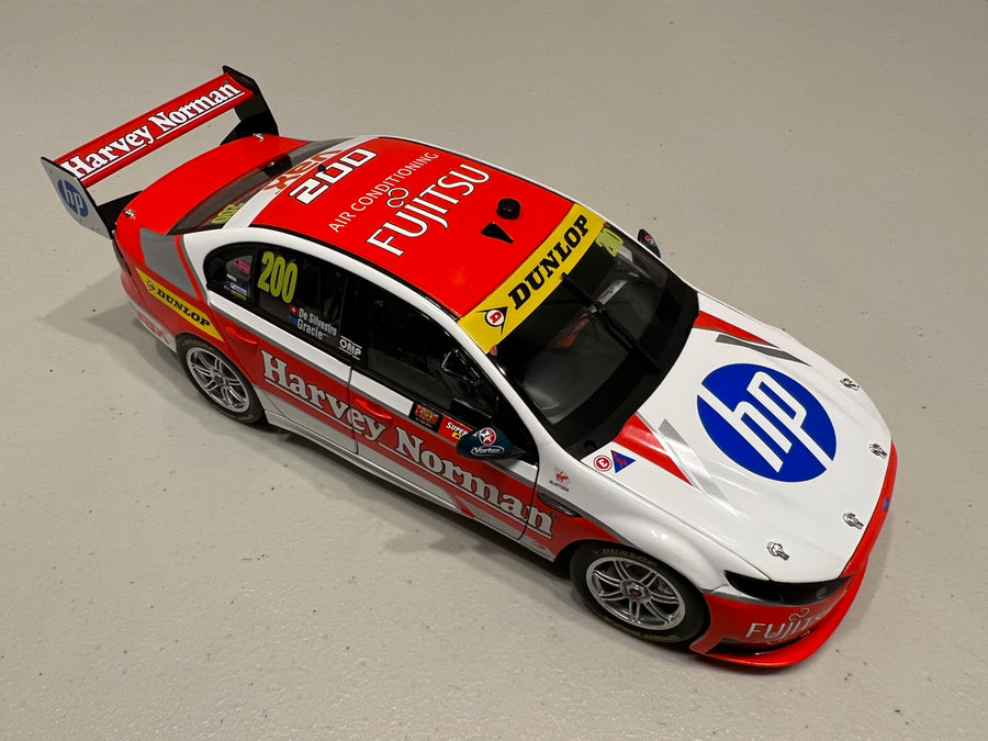 SIMONA DE SILVESTRO & RENEE GRAICE - 2015 SUPERGIRLS FORD FGX FALCON "WHITE EDITION" SUPERCHEAP AUTO BATHURST 1000 - 1:18 SCALE DIECAST MODEL - AUTHENTIC