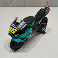 VALENTINO ROSSI 2021 YAMAHA YZR-M1 -TEAM PETRONAS YAMAHA SRT - 1:12 MOTOGP 2021 DIECAST MODEL