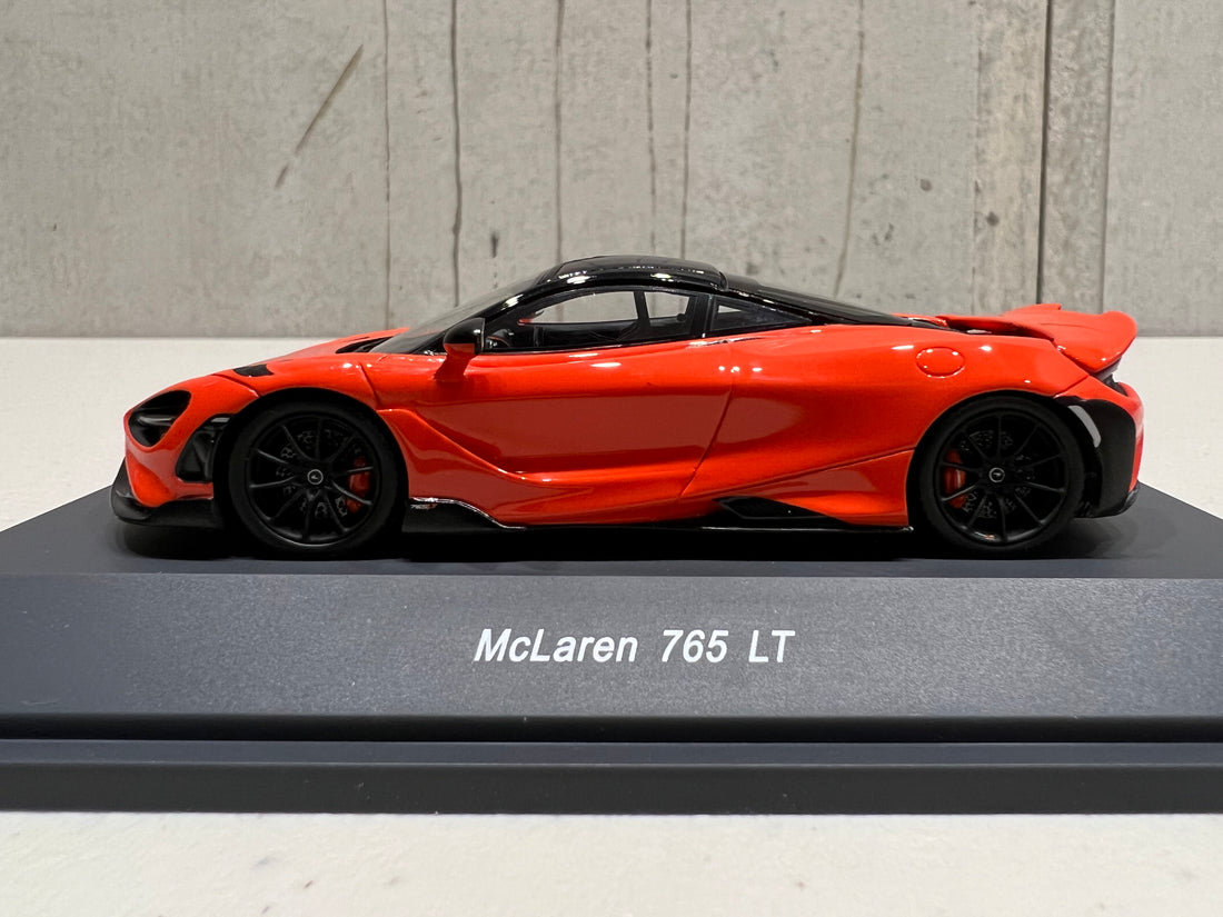 McLaren 765 LT orange - 1:43 Scale Resin Model Car - Spark