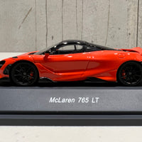 McLaren 765 LT orange - 1:43 Scale Resin Model Car - Spark