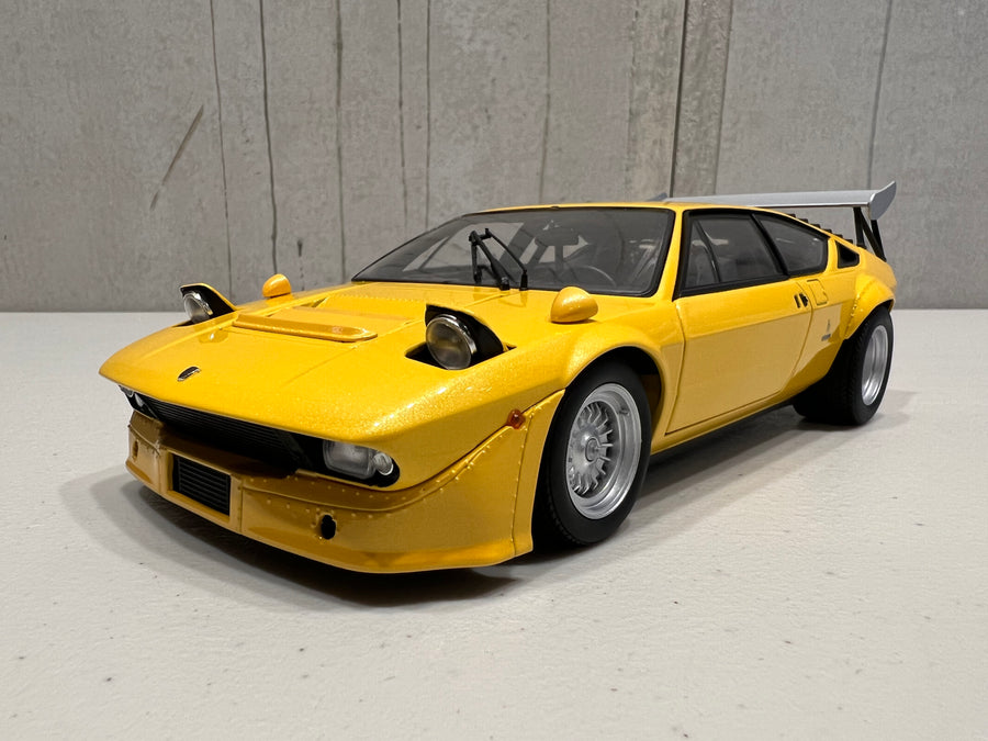 Lamborghini Urraco Rally - Yellow Pearl - 1:18 Scale Diecast Model Car - Kyosho