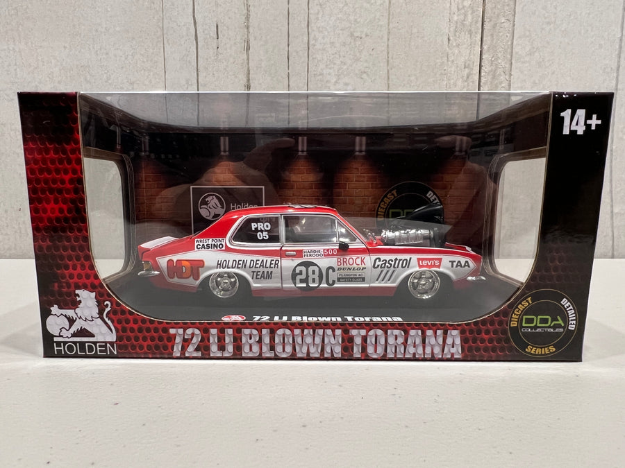 XU-1 PETER BROCK #28C BLOWN TORANA - 1:24 SCALE DIECAST MODEL