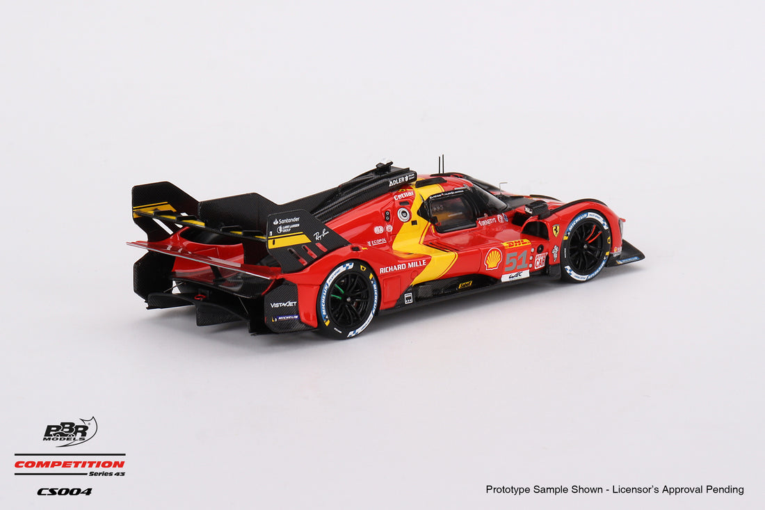 Ferrari 499P Team AF Corse 2023 - no.51 WEC 6 Hr of Spa 3rd Place - 1:43 Scale Model - BBR
