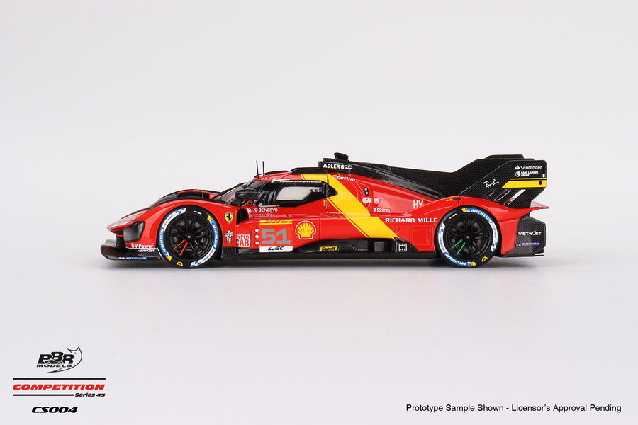 Ferrari 499P Team AF Corse 2023 - no.51 WEC 6 Hr of Spa 3rd Place - 1:43 Scale Model - BBR
