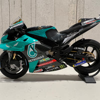 VALENTINO ROSSI 2021 YAMAHA YZR-M1 -TEAM PETRONAS YAMAHA SRT - 1:12 MOTOGP 2021 DIECAST MODEL