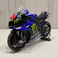 FABIO QUARATAGO 2021 YAMAHA YZR M1 MONSTER ENERGY YAMAHA 1:12 MOTOGP WORLD CHAMPION DIECAST MODEL