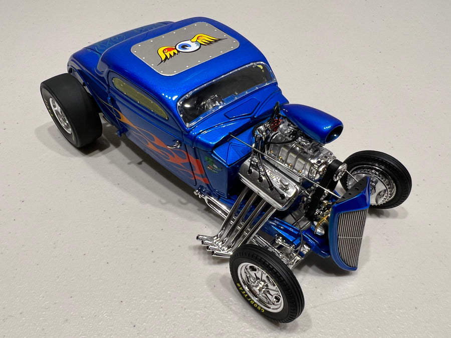 1934 BLOWN ALTERED COUPE - RAT FINK - ACME EXCLUSIVE - 1:18 DIECAST MODEL