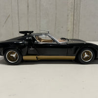 Lamborghini Miura SVR - Black/Gold - 1:18 Scale Diecast Model Car -Kyosho