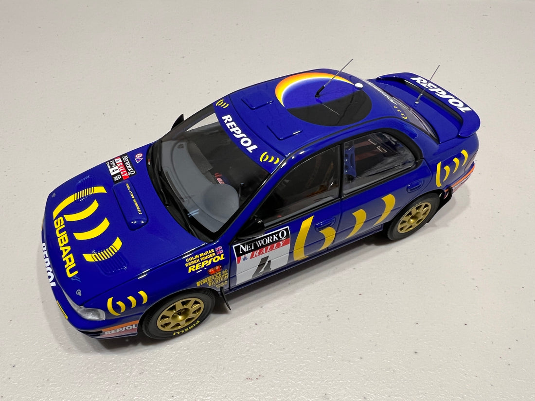 Subaru Impreza 1994 RAC (#4) - 1:18 Scale Diecast Model Car - Kyosho