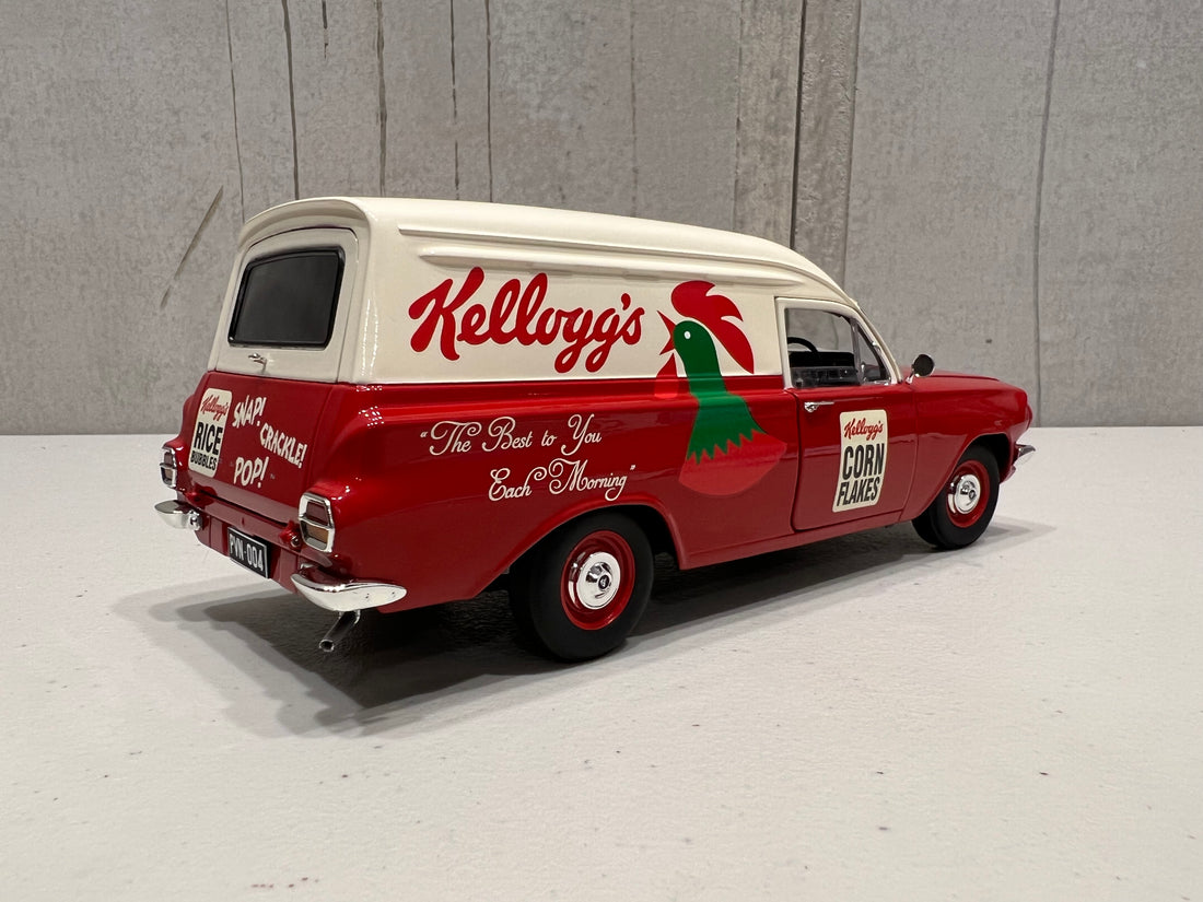 HOLDEN EH PANEL VAN KELLOGG’S "TASTES OF AUSTRALIA COLLECTION"- 1:18 SCALE DIECAST