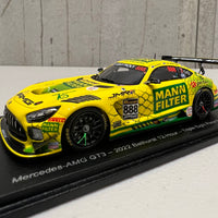 MERCEDES-AMG GT3 - 2022 BATHURST  12-HOUR - TRIPLE EIGHT RACE  ENGINEERING #888 - FEENEY/VAN  GISBERGEN/IBRAHIM - 3RD PLACE - 1:43 SCALE