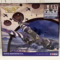 CORGI BRISTOL BEAUFIGHTER TF.X, NE775/X2, 455 SQN RAAF, LANGHAM, NORFOLK, JUNE 1 - 1:72 SCALE DIECAST MODEL