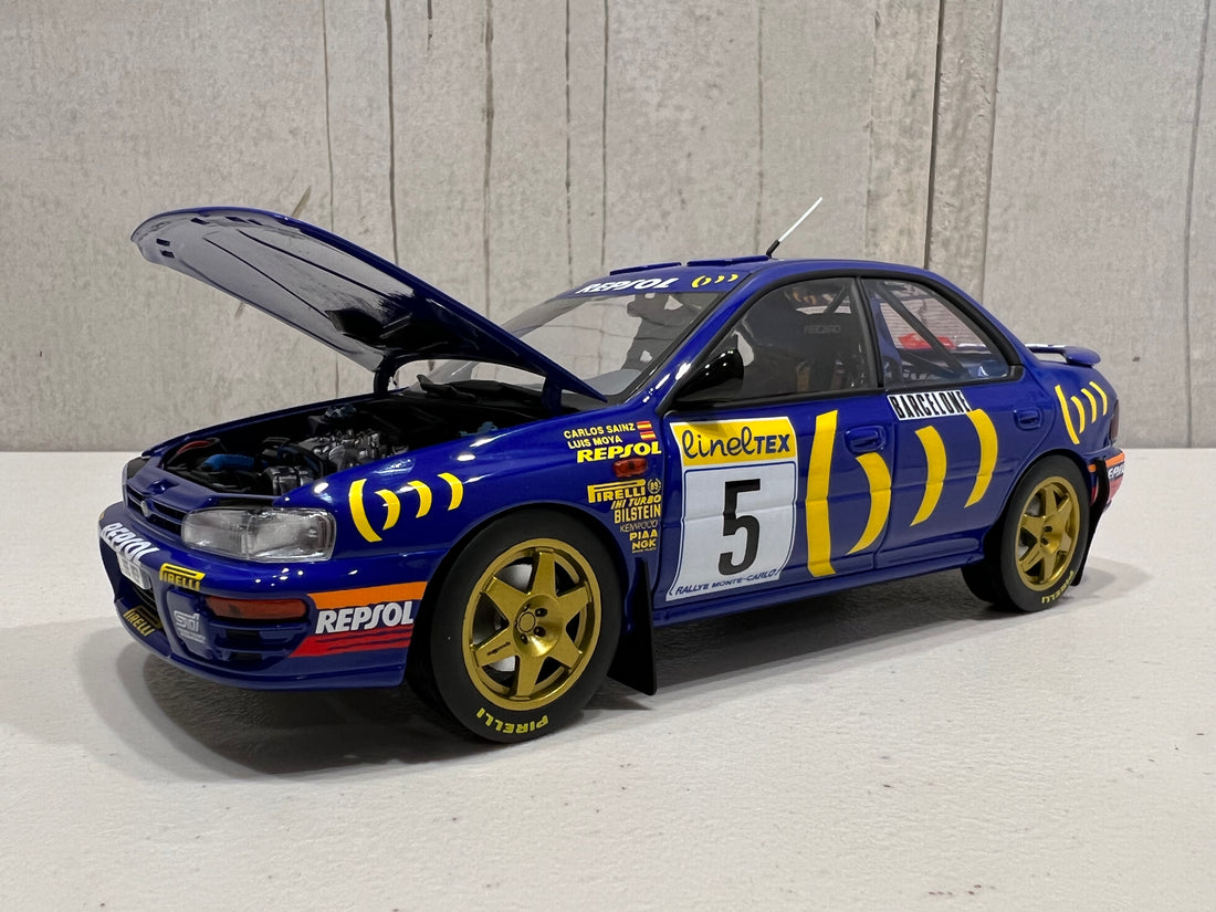 Subaru Impreza 1995 Monte-Carlo (#5) - 1:18 Scale Diecast Model Car