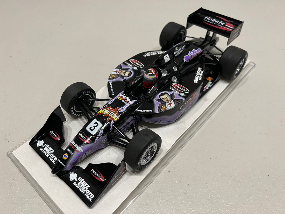 AL UNSER JR #3 UNIVERSAL STUDIOS MONSTERS - 1:18 SCALE DIECAST INDY CAR 1 OF 1416 - ACTION