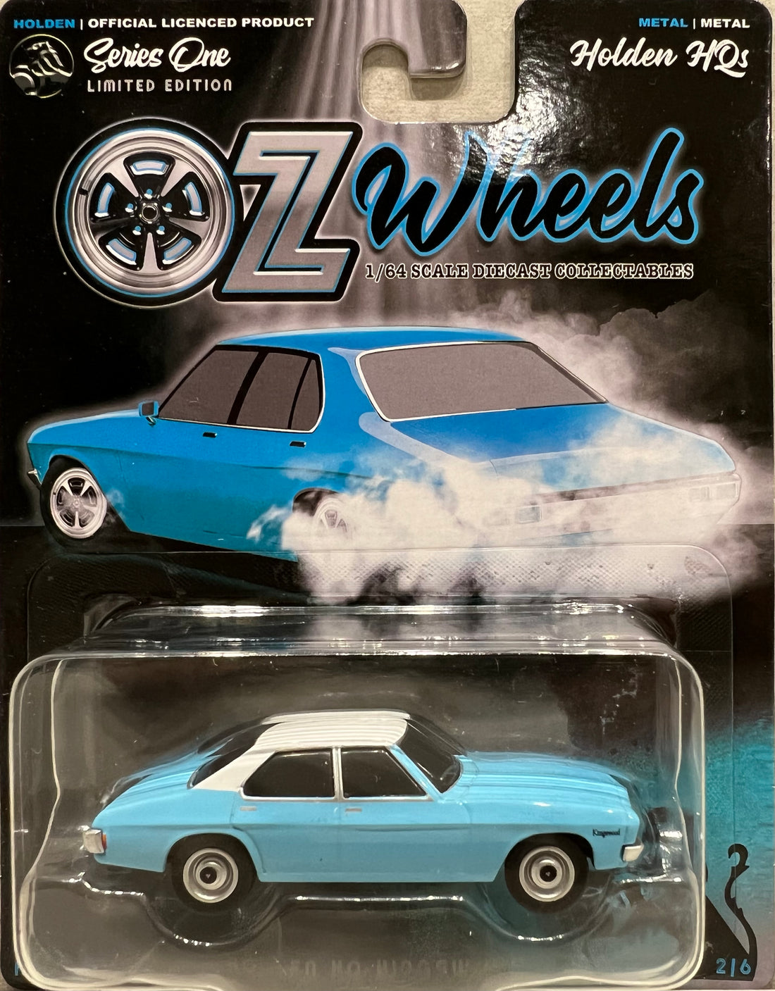 OZ WHEELS - HOLDEN HQ KINGSWOOD "BLUE" - 1:64 SCALE DIECAST MODEL - DDA