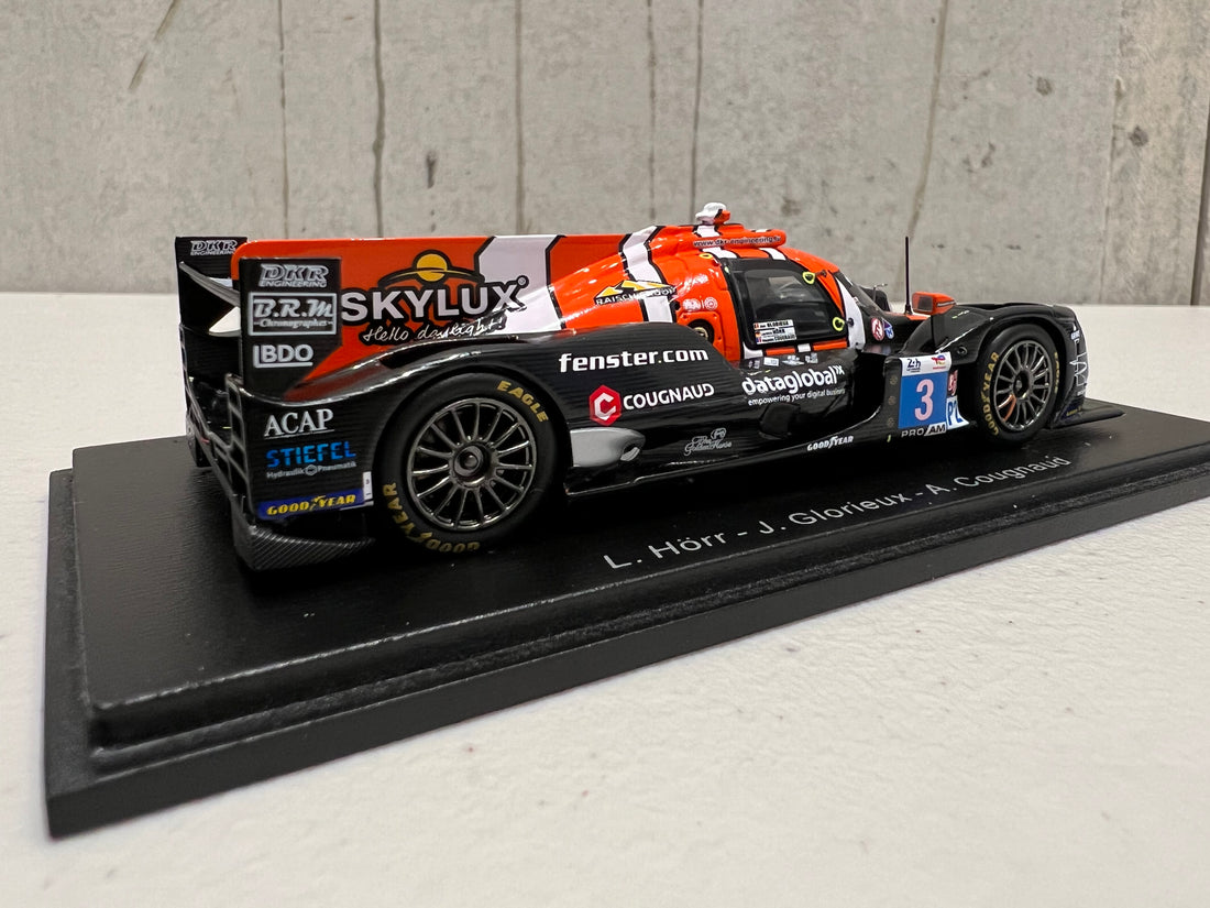 Oreca 07 - Gibson No.3 DKR Engineering - 24H Le Mans 2022 - L. Hörr - J. Glorieux - A. Cougnaud - 1:43 Scale Resin Model Car - Spark