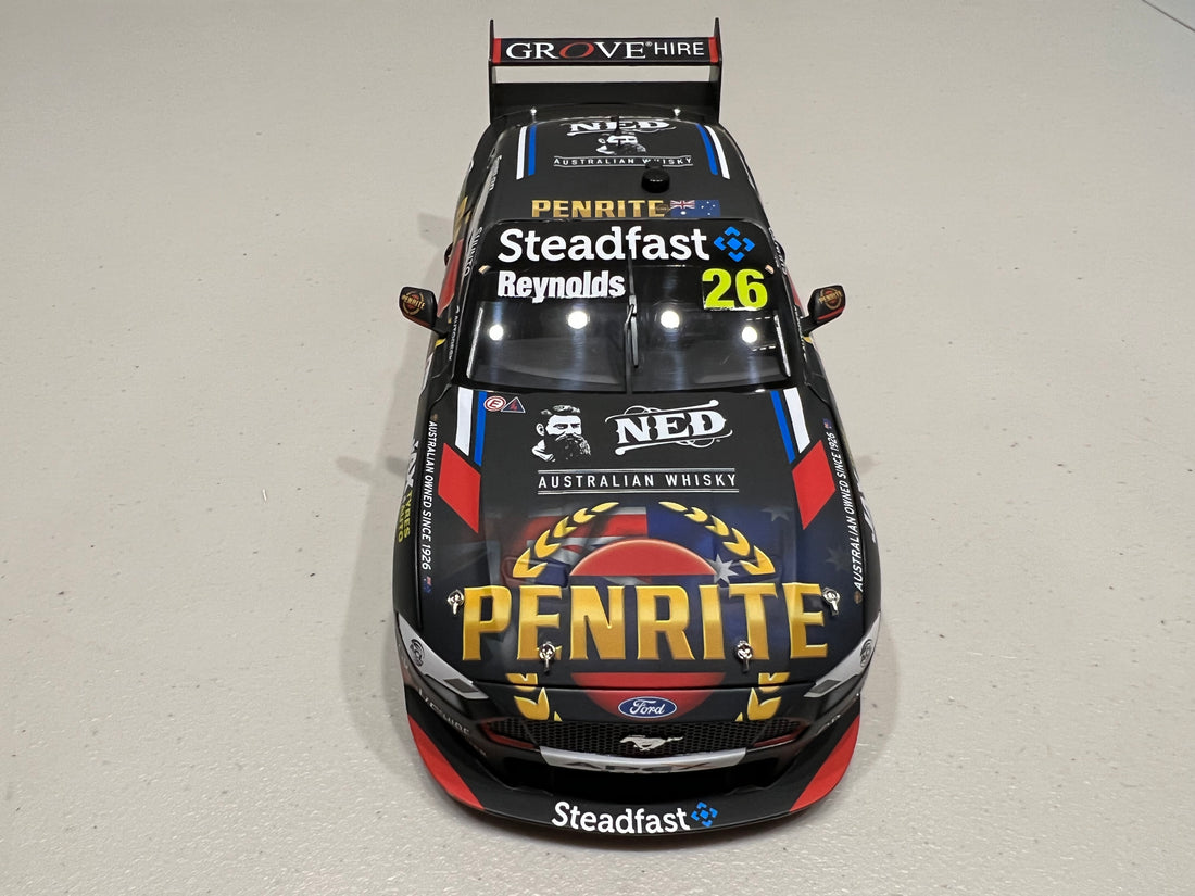 David Reynolds - Penrite Racing #26 Ford Mustang GT - 2022 Repco Supercars Championship Season - 1:18 Scale Diecast Model - AUTHENTIC COLLECTABLES