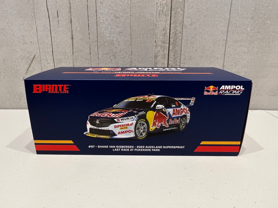 HOLDEN ZB COMMODORE  RED BULL AMPOL RACING  VAN GISBERGEN #97  2022 ITM Auckland Supersprint  (Last Race at Pukekohe) - 1:18 SCALE - BIANTE