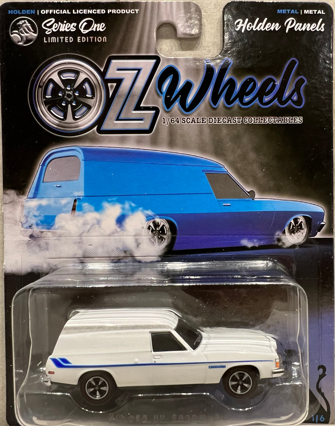 OZ WHEELS - HOLDEN HZ SANDMAN “WHITE" - 1:64 SCALE DIECAST MODEL - DDA