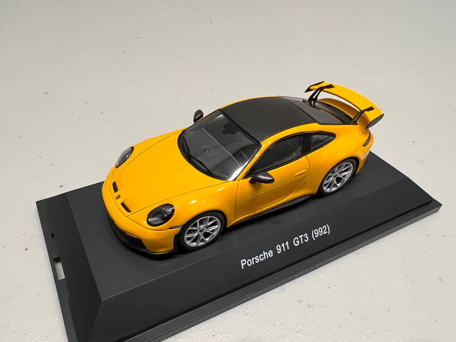 Porsche 992 GT3 Signal Yellow - 1:43 Scale Resin Model Car - Spark