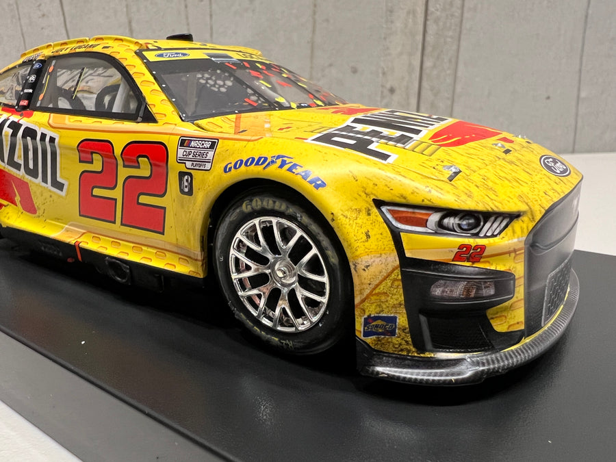 JOEY LOGANO 2022 PENNZOIL LAS VEGAS RACED WIN 1:24 ELITE DIECAST